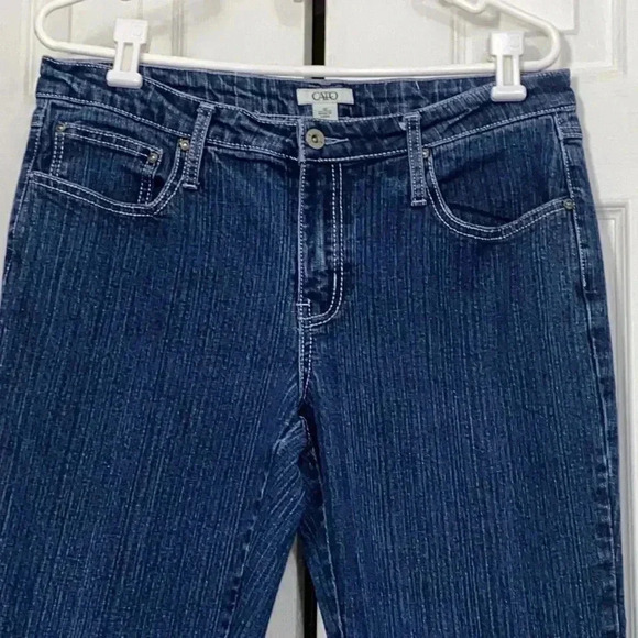 Cato denim jean silver stitching pants - Picture 3 of 11